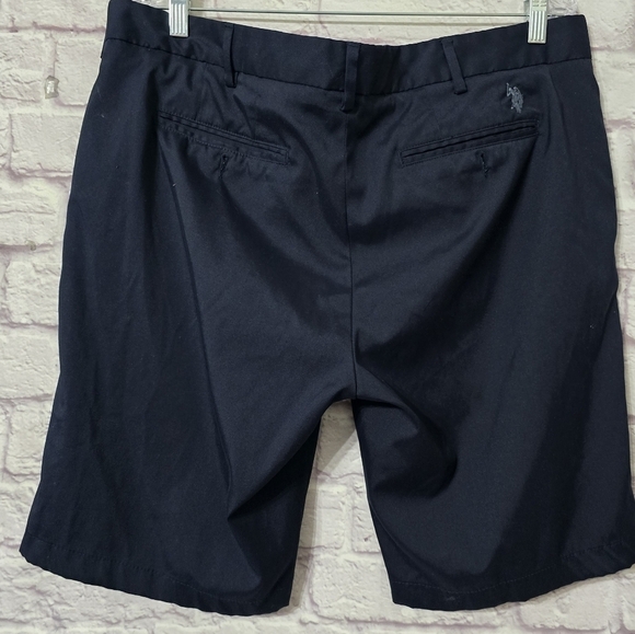 U.S. Polo Assn. Navy Blue Flat Front Men's Shorts 38W - Picture 4 of 8